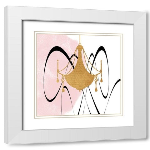 Discussion Point 3 White Modern Wood Framed Art Print with Double Matting by Phillip, Jamie