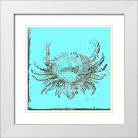Whay So Crabby 2 White Modern Wood Framed Art Print with Double Matting by Phillip, Jamie