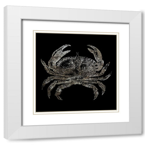 Whay So Crabby 3 White Modern Wood Framed Art Print with Double Matting by Phillip, Jamie