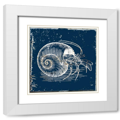 Whay So Crabby 6 White Modern Wood Framed Art Print with Double Matting by Phillip, Jamie