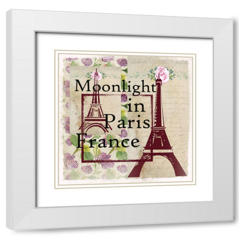 Old Tower 2 White Modern Wood Framed Art Print with Double Matting by Phillip, Jamie