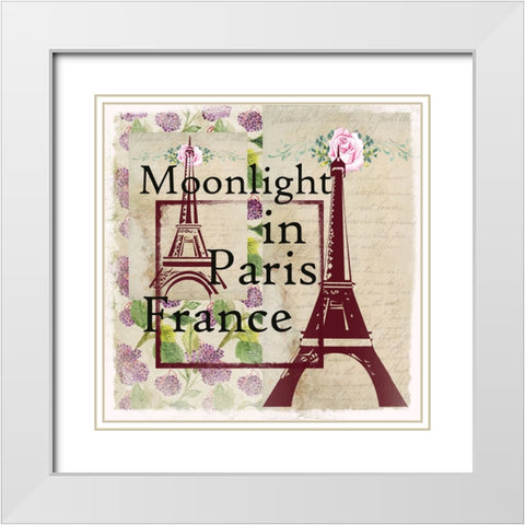 Old Tower 2 White Modern Wood Framed Art Print with Double Matting by Phillip, Jamie