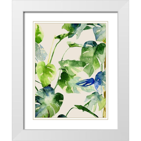The Rainforest 2 White Modern Wood Framed Art Print with Double Matting by Urban Road