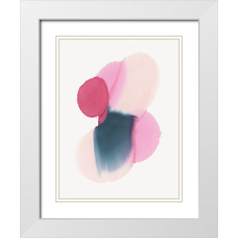 Cocoon White Modern Wood Framed Art Print with Double Matting by Urban Road
