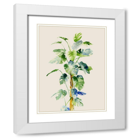 Balancing Act White Modern Wood Framed Art Print with Double Matting by Urban Road