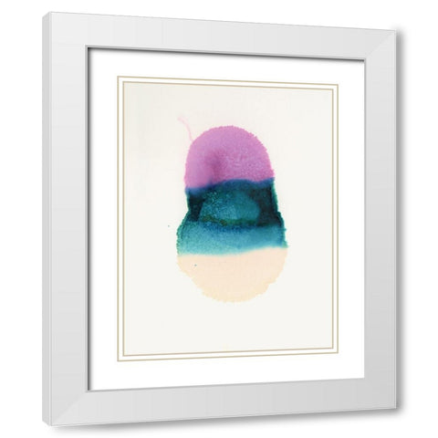 Jelly Bean White Modern Wood Framed Art Print with Double Matting by Urban Road