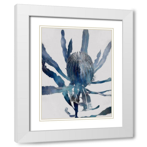 From the Ashes I White Modern Wood Framed Art Print with Double Matting by Urban Road