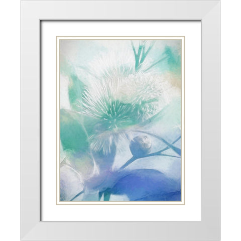 Make A Wish II White Modern Wood Framed Art Print with Double Matting by Urban Road