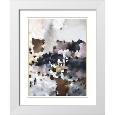 Cookies and Cream White Modern Wood Framed Art Print with Double Matting by Urban Road