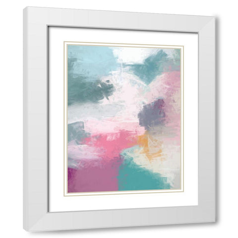 Sweet Lullaby White Modern Wood Framed Art Print with Double Matting by Urban Road