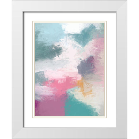 Sweet Lullaby White Modern Wood Framed Art Print with Double Matting by Urban Road