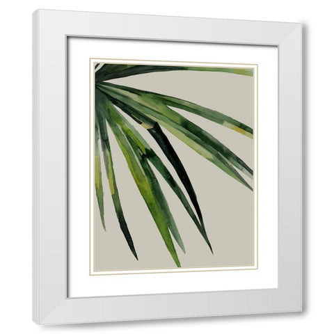 Splice White Modern Wood Framed Art Print with Double Matting by Urban Road