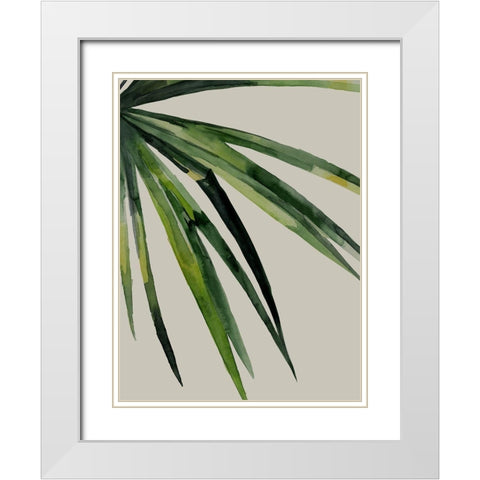 Splice White Modern Wood Framed Art Print with Double Matting by Urban Road