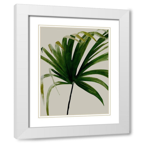 Solo White Modern Wood Framed Art Print with Double Matting by Urban Road