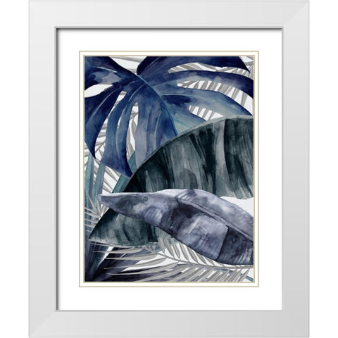 Natures Veil Dusk White Modern Wood Framed Art Print with Double Matting by Urban Road