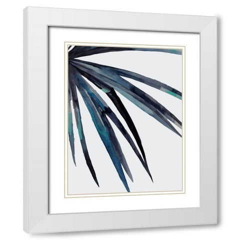 Splice Dusk White Modern Wood Framed Art Print with Double Matting by Urban Road