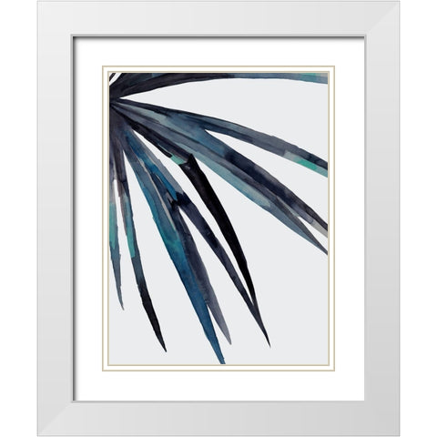 Splice Dusk White Modern Wood Framed Art Print with Double Matting by Urban Road