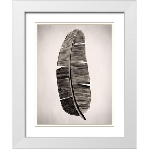 Verdure II Sepia White Modern Wood Framed Art Print with Double Matting by Urban Road