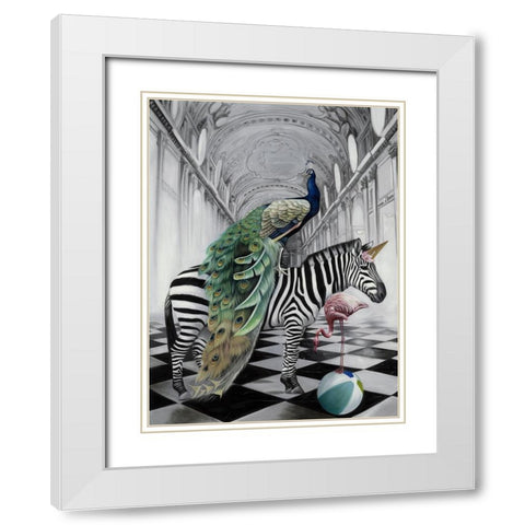 In Wonderland  White Modern Wood Framed Art Print with Double Matting by Urban Road