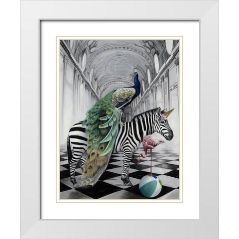 In Wonderland  White Modern Wood Framed Art Print with Double Matting by Urban Road