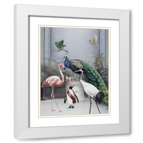 The Coronation  White Modern Wood Framed Art Print with Double Matting by Urban Road