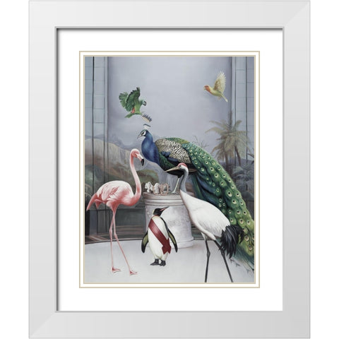 The Coronation  White Modern Wood Framed Art Print with Double Matting by Urban Road