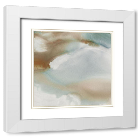 Whitsunday I  White Modern Wood Framed Art Print with Double Matting by Urban Road