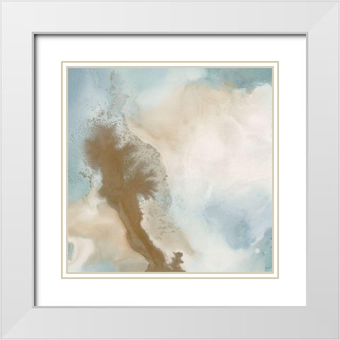 Whitsunday II  White Modern Wood Framed Art Print with Double Matting by Urban Road