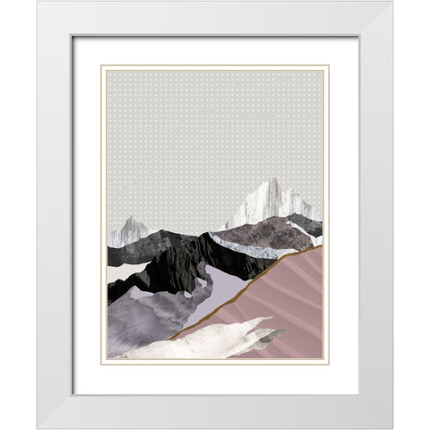 Moving Mountains II  White Modern Wood Framed Art Print with Double Matting by Urban Road