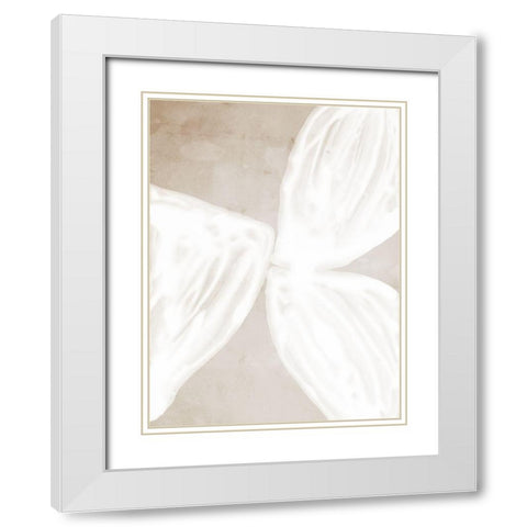 Blanc Spaces I  White Modern Wood Framed Art Print with Double Matting by Urban Road
