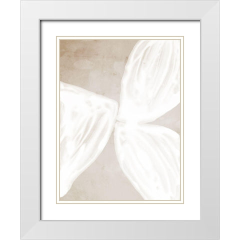 Blanc Spaces I  White Modern Wood Framed Art Print with Double Matting by Urban Road