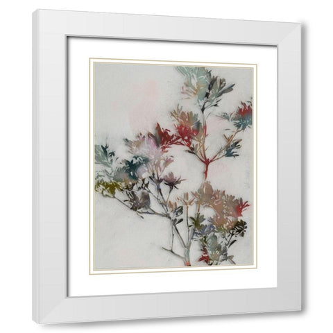 Winter Posy II  White Modern Wood Framed Art Print with Double Matting by Urban Road