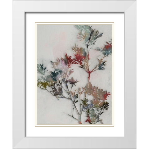 Winter Posy II  White Modern Wood Framed Art Print with Double Matting by Urban Road