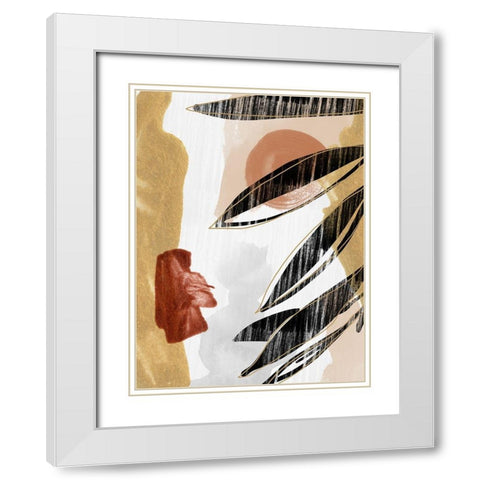 Botanique II  White Modern Wood Framed Art Print with Double Matting by Urban Road