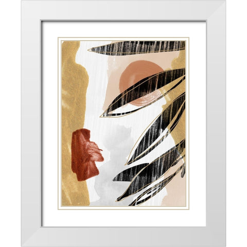 Botanique II  White Modern Wood Framed Art Print with Double Matting by Urban Road