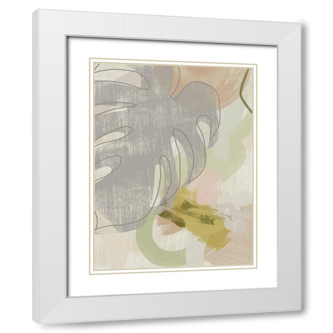 Subtropica I  White Modern Wood Framed Art Print with Double Matting by Urban Road