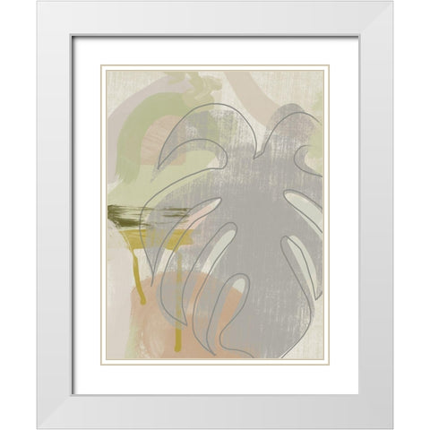 Subtropica II  White Modern Wood Framed Art Print with Double Matting by Urban Road