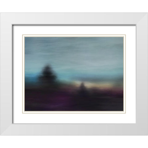 Enchanted Forest  White Modern Wood Framed Art Print with Double Matting by Urban Road