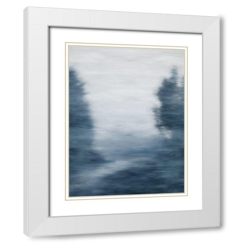 Enchanted Forest White Modern Wood Framed Art Print with Double Matting by Urban Road