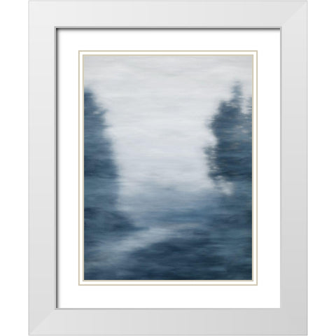 Enchanted Forest White Modern Wood Framed Art Print with Double Matting by Urban Road