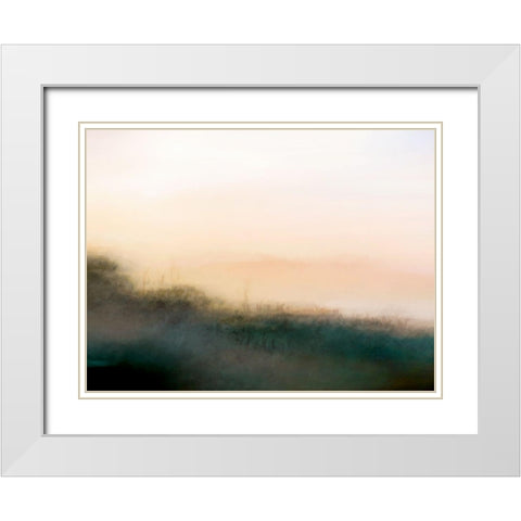 Golden Hour  White Modern Wood Framed Art Print with Double Matting by Urban Road