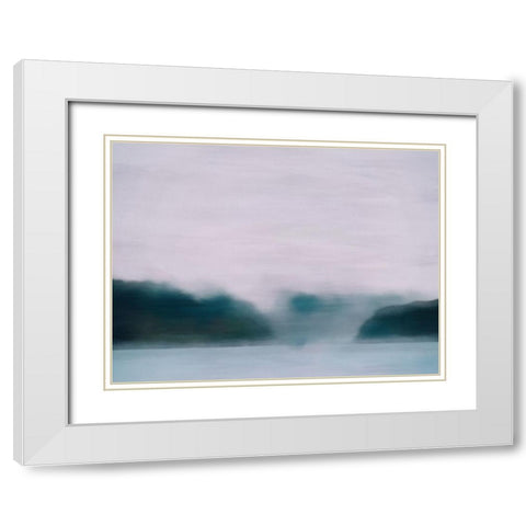 Lilac Sky  White Modern Wood Framed Art Print with Double Matting by Urban Road