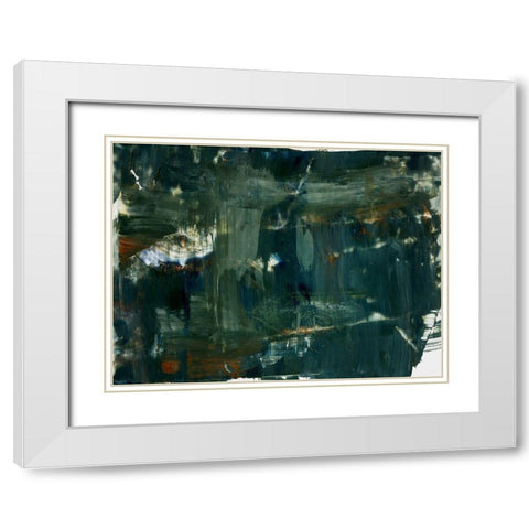 Brokenwood  White Modern Wood Framed Art Print with Double Matting by Urban Road