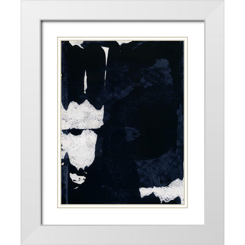 Dark Horse I White Modern Wood Framed Art Print with Double Matting by Urban Road