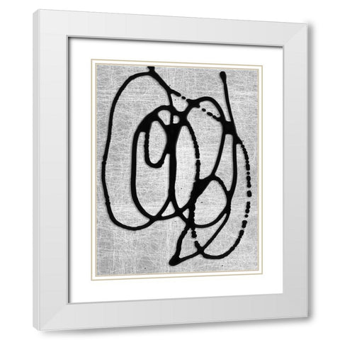 Duality I  White Modern Wood Framed Art Print with Double Matting by Urban Road