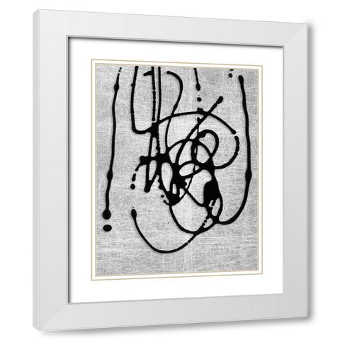 Duality II  White Modern Wood Framed Art Print with Double Matting by Urban Road