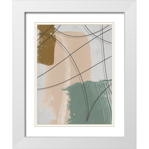 Cafe au Lait I  White Modern Wood Framed Art Print with Double Matting by Urban Road