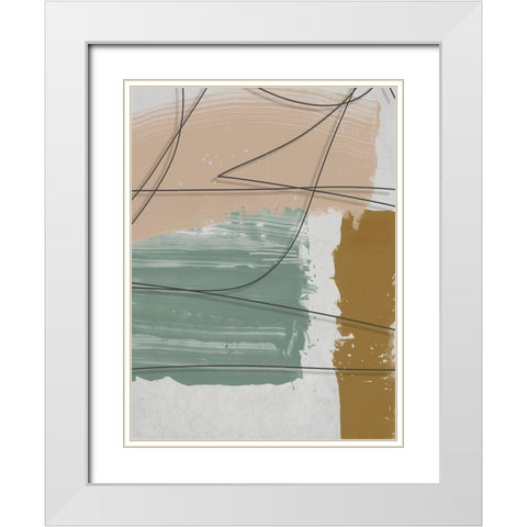 Cafe au Lait I  White Modern Wood Framed Art Print with Double Matting by Urban Road