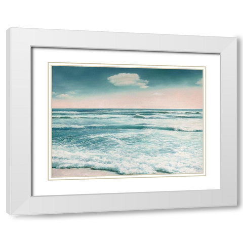 Day Break White Modern Wood Framed Art Print with Double Matting by Urban Road