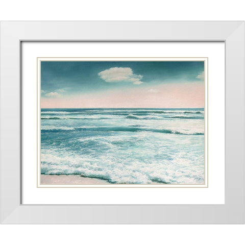 Day Break White Modern Wood Framed Art Print with Double Matting by Urban Road